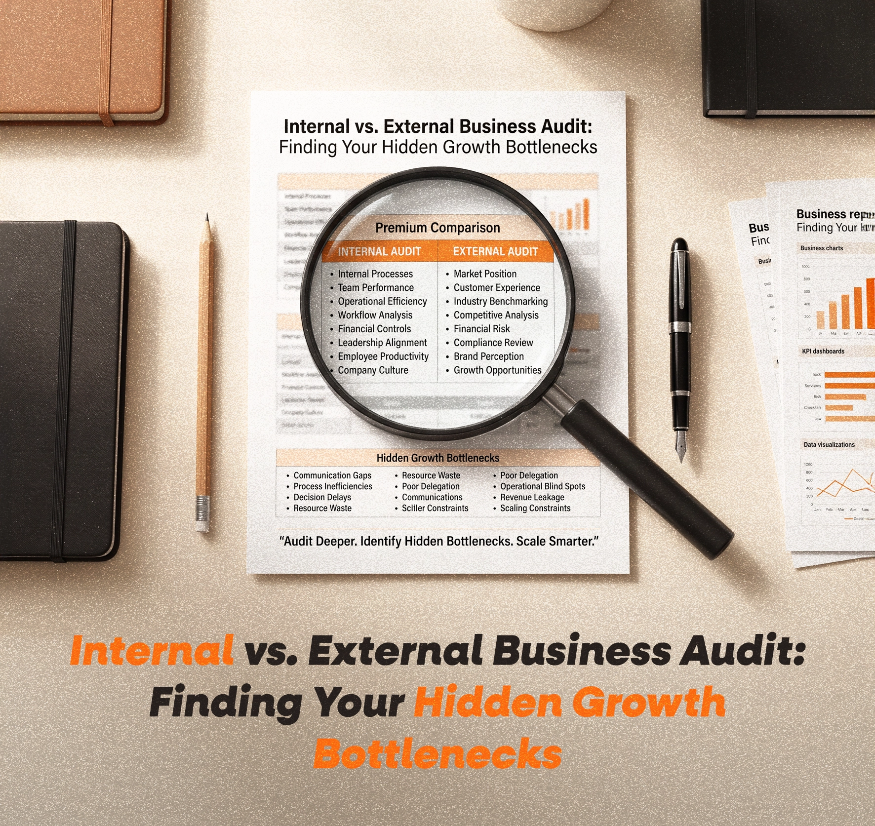 Internal vs. External Business Audit: Finding Your Hidden Growth Bottlenecks